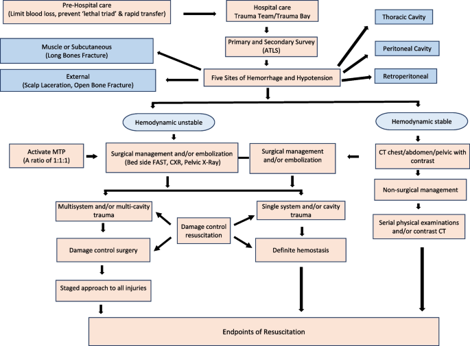 Trauma Hemorrhage and Hypotension Management