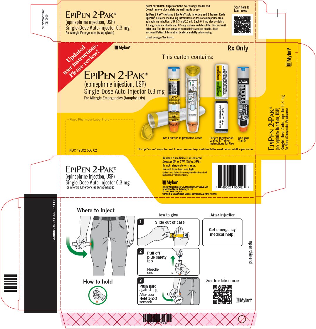 EpiPen 2-Pak: Epinephrine Auto-Injector