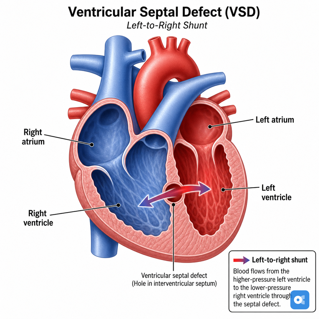Ventricular Septal Defect (VSD) Diagram