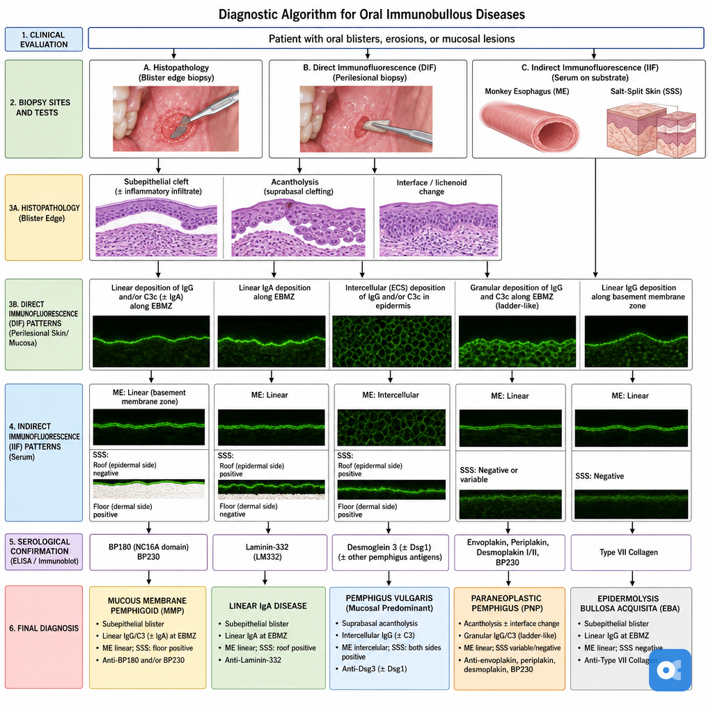 Diagnostic Algorithm for Blistering Diseases