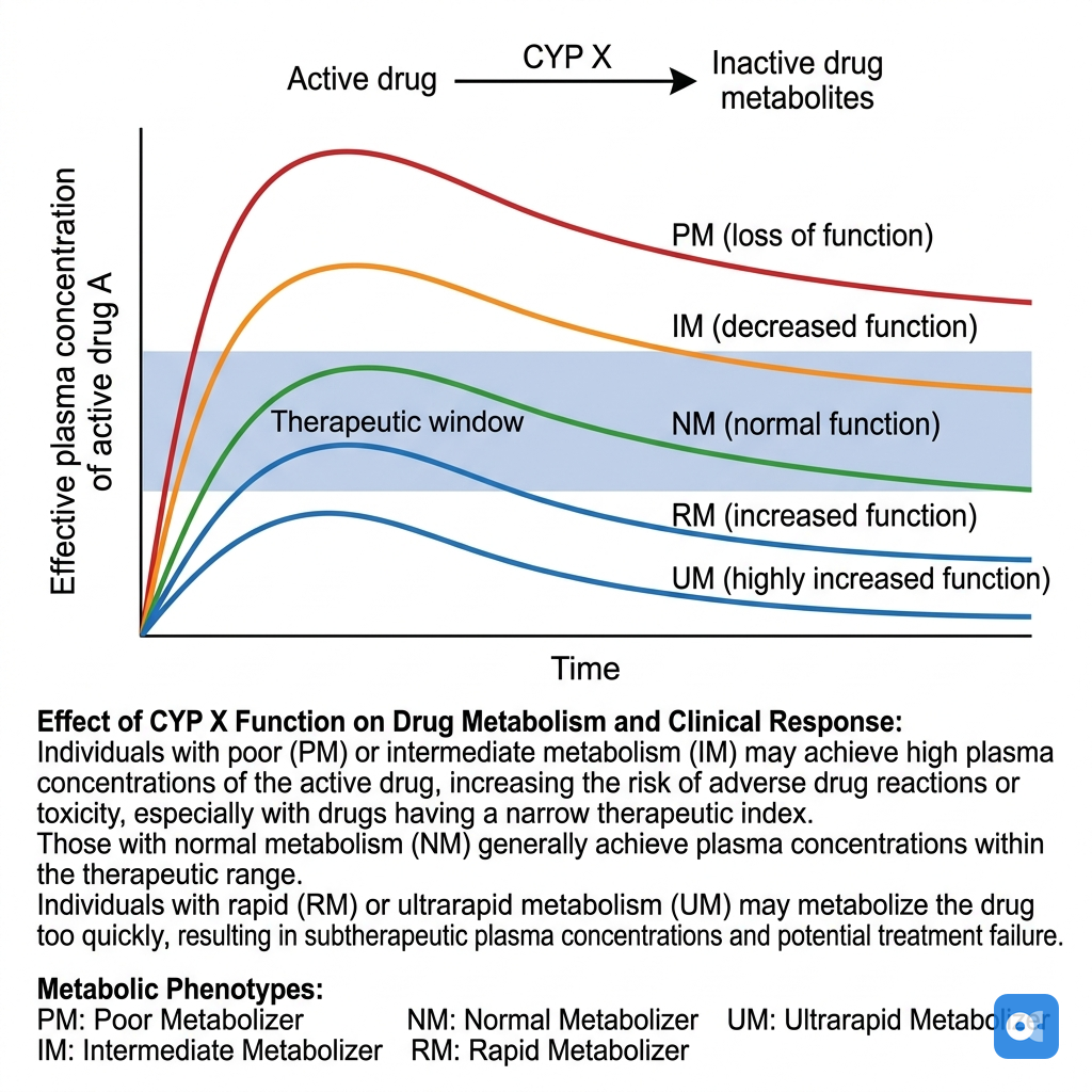 CYP2D6 Phenotypes and Drug Metabolism