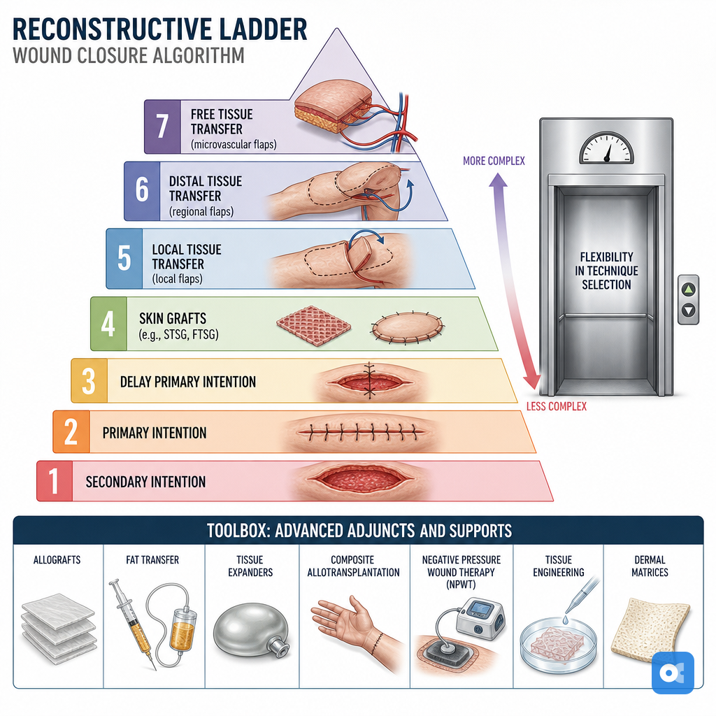 Reconstructive Ladder/Elevator for Soft Tissue Coverage