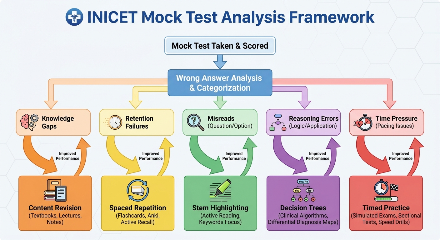 Mock Test Analysis Framework for INICET - Error categorization system