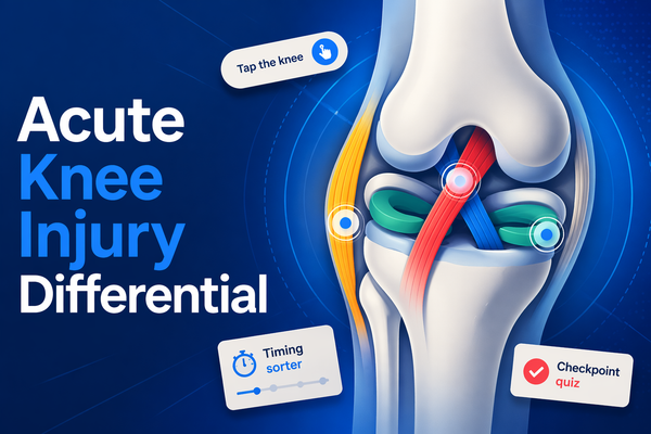 Acute Knee Injury Differential