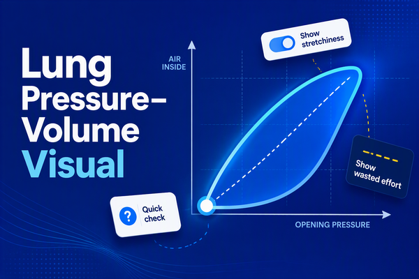 Lung Pressure–Volume Visual