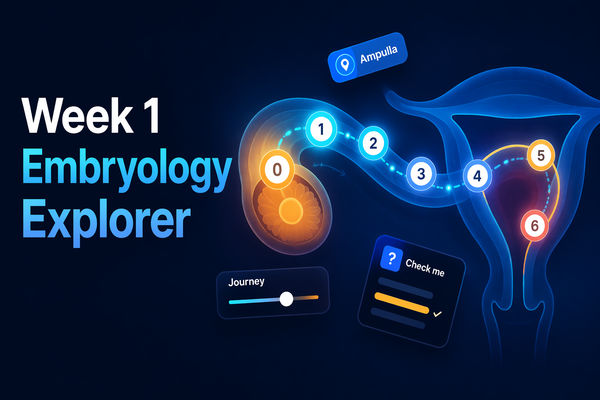 Week 1 Embryology Explorer