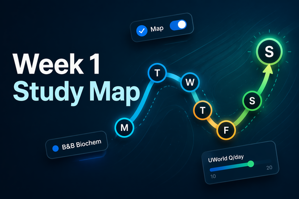 Week 1 Study Map
