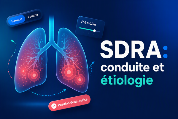 SDRA : conduite et étiologie