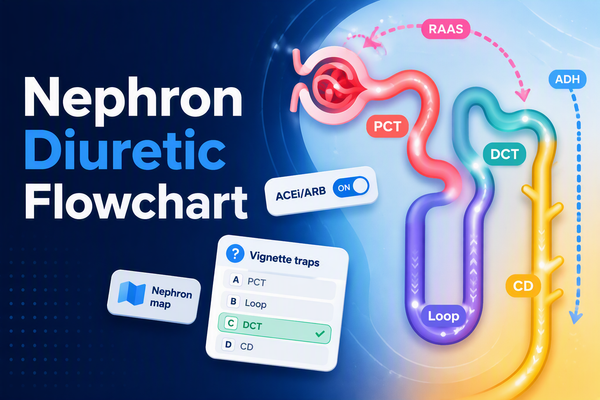 Nephron Diuretic Flowchart