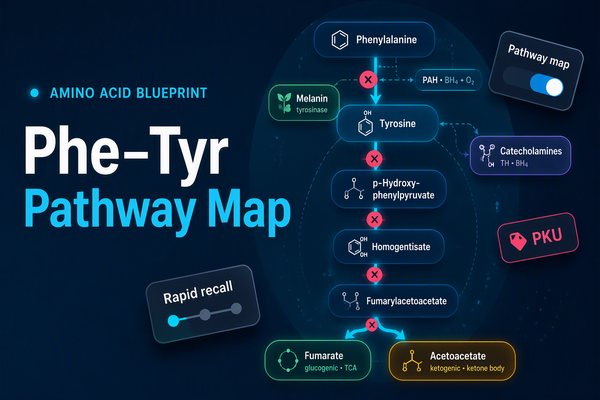 Phe–Tyr Pathway Map
