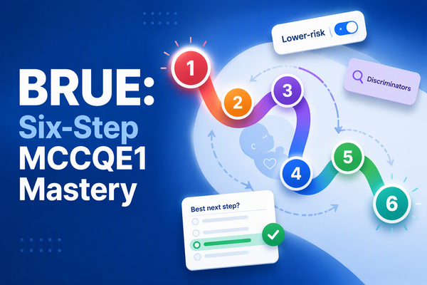BRUE: Six-Step MCCQE1 Mastery