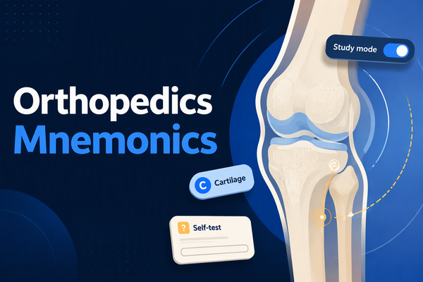 Orthopedics Mnemonics