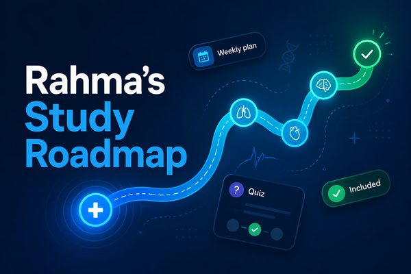 Rahma’s Study Roadmap