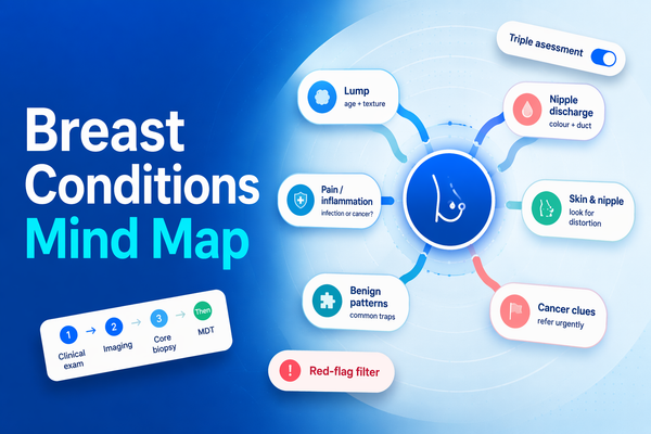 Breast Conditions Mind Map
