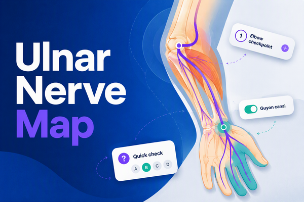 Ulnar Nerve Map