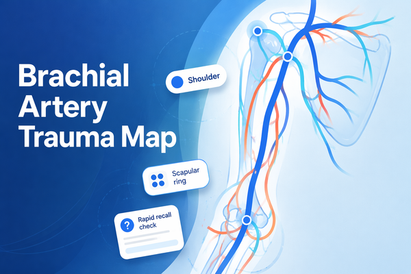 Brachial Artery Trauma Map