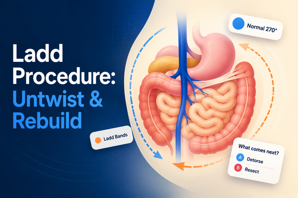 Ladd Procedure: Untwist & Rebuild