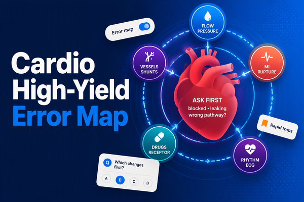 Cardio High-Yield Error Map