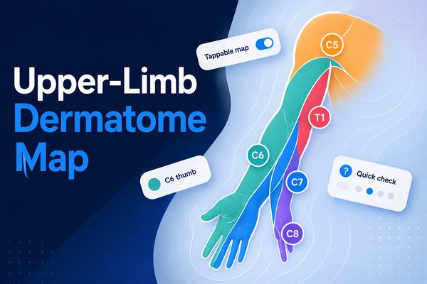 Upper-Limb Dermatome Map